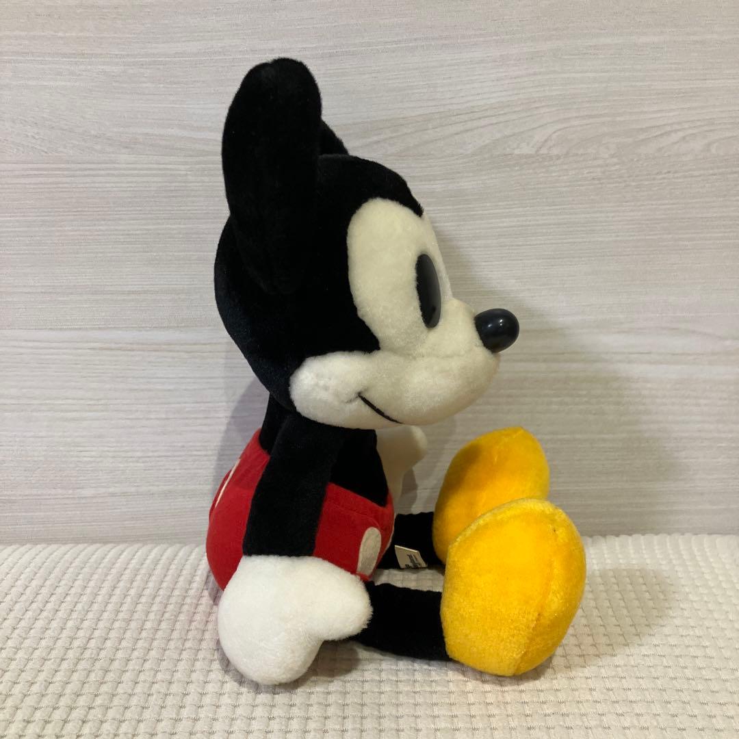 東京ディズニーランド 90's 黒目ミッキーマウス ぬいぐるみ 貴重 希少