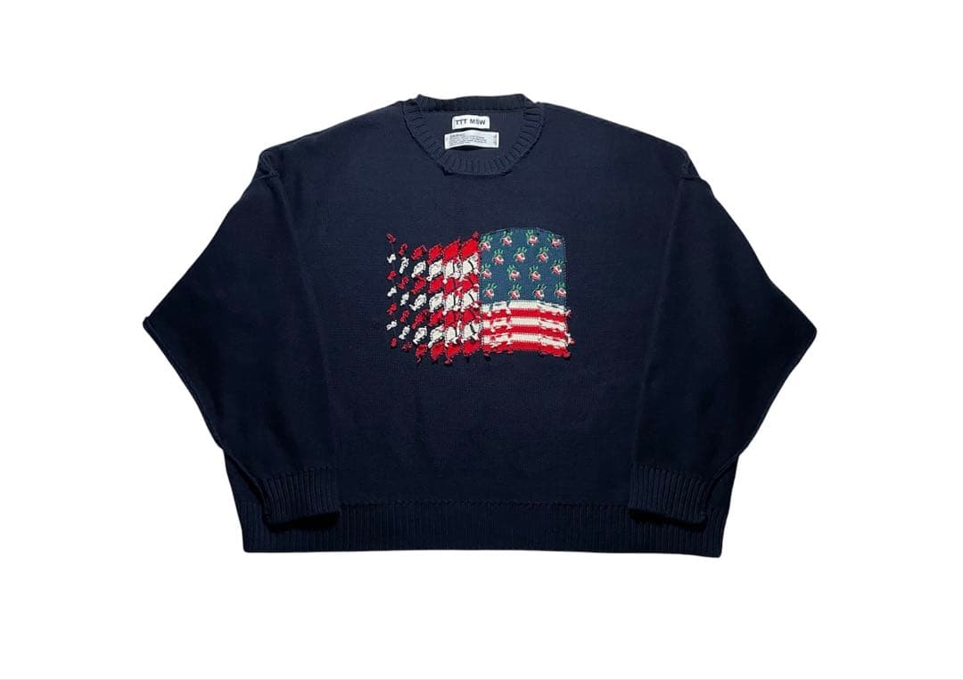 DAIRIKU × ttt_msw 星条旗ニット インサイドアウトニット - メルカリ