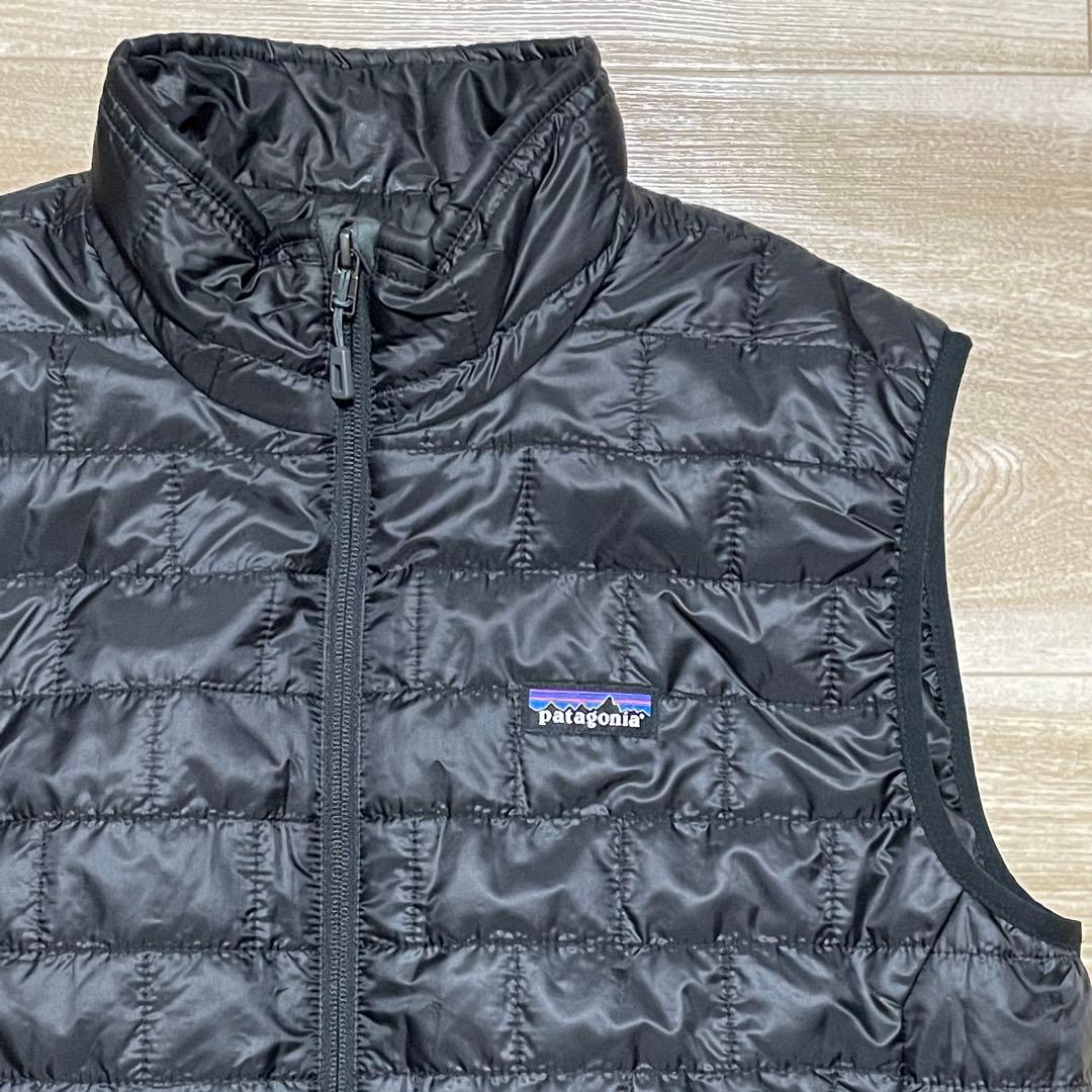 M] patagonia ナノパフ ベスト 黒 プリマロフト パフ パタゴニア