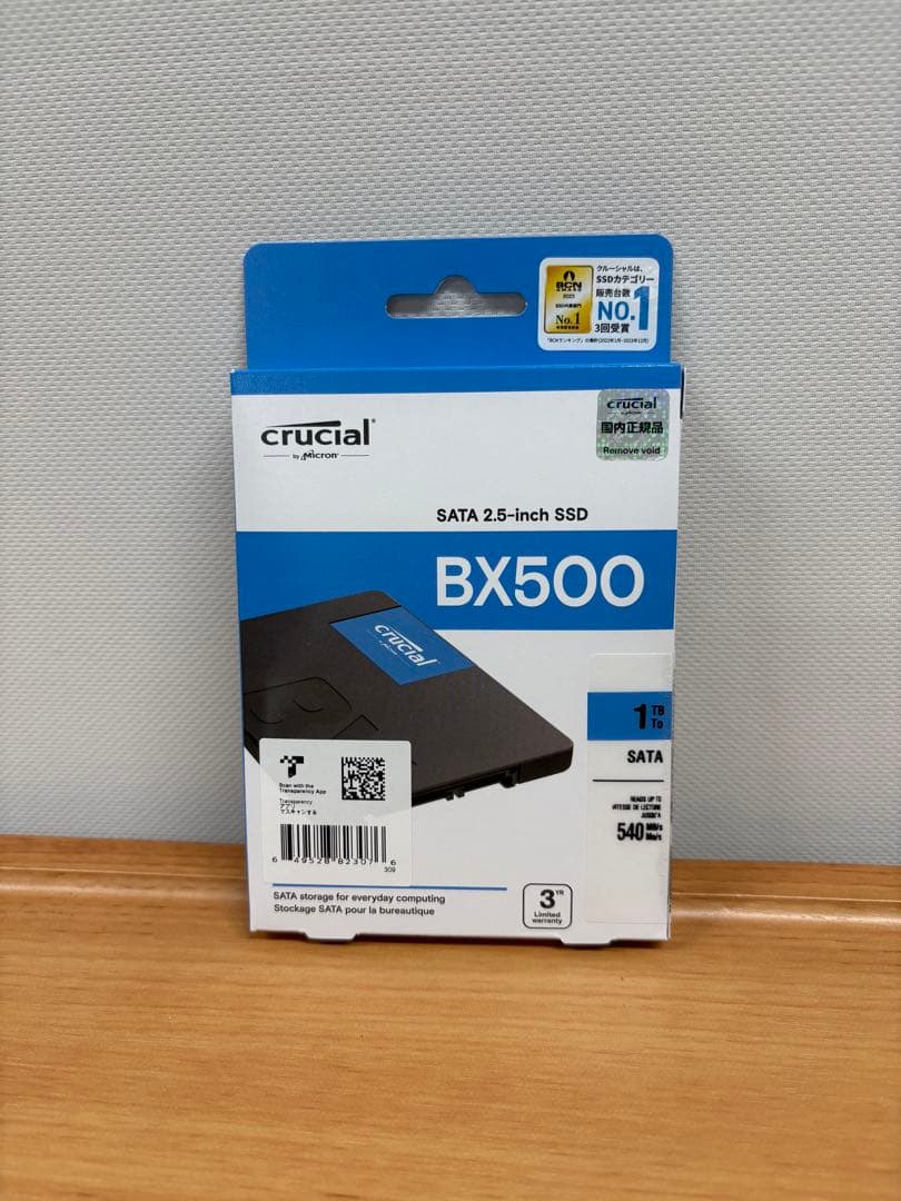 内蔵SSD 2.5インチ 1TB Crucial　0649528-823076 Amazon.com: Crucial BX500 1TB 3D NAND SATA 2.5-Inch Internal SSD