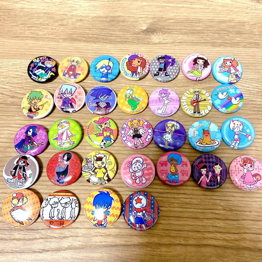 ポップンミュージック 缶バッジ 32点 - メルカリ