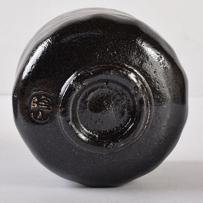 HCM様専用 茶道具 伊東陶山造 黒楽筒茶碗 共布共箱 V R8149 - メルカリ