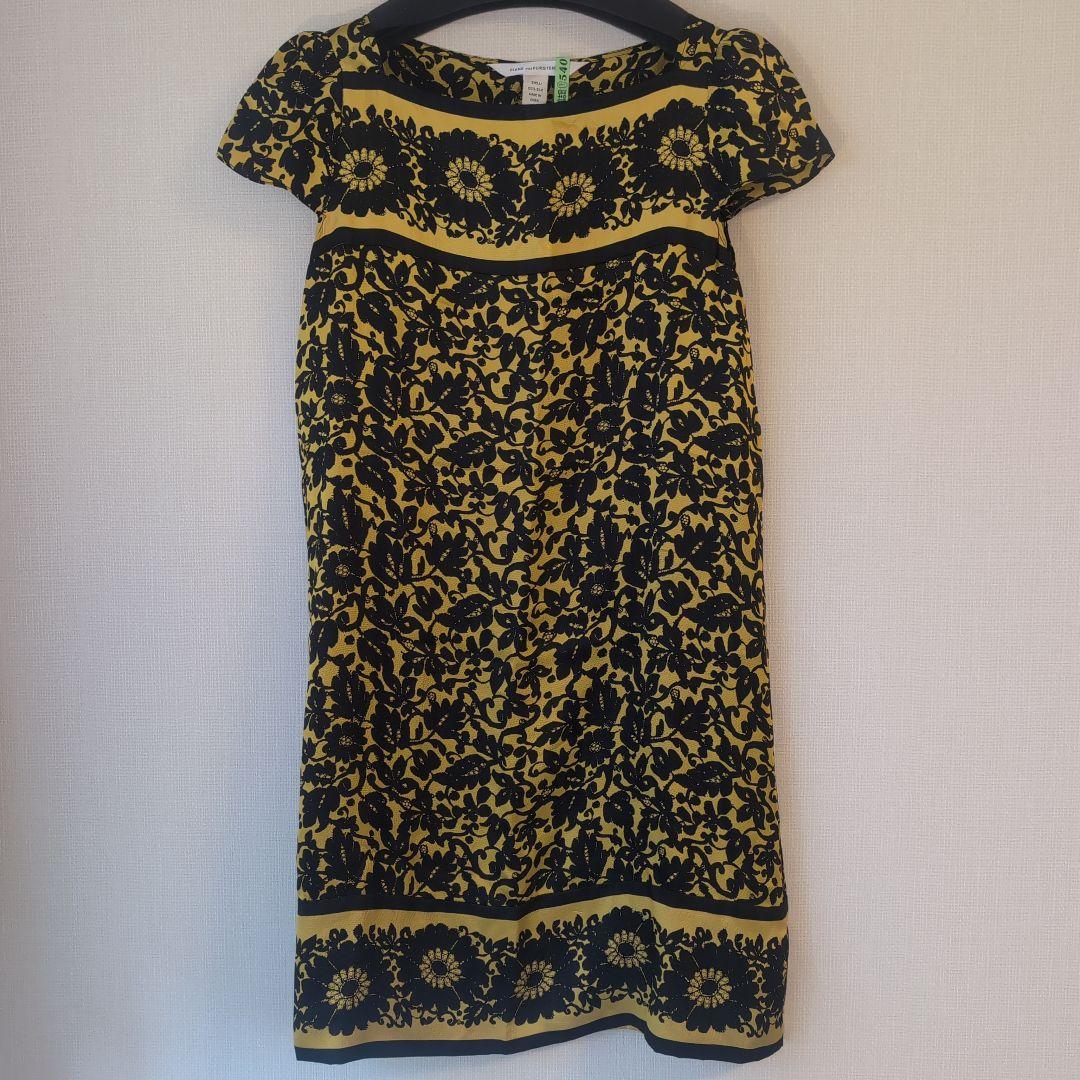 ダイアンフォンファステンバーグ ワンピース チュニック シルク100