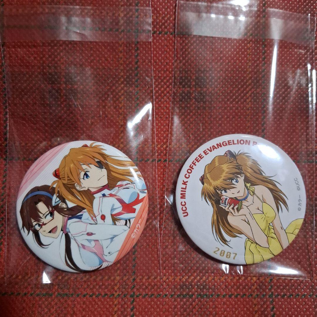 エヴァンゲリオン アスカ缶バッジ5個セット - メルカリ