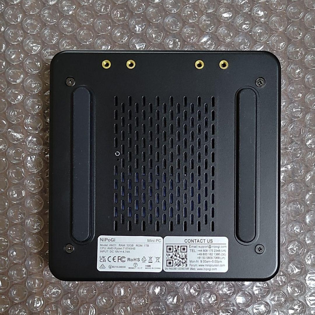 NiPoGi AM21 Ryzen 7 8745HS ベアボーン Win11 - メルカリ