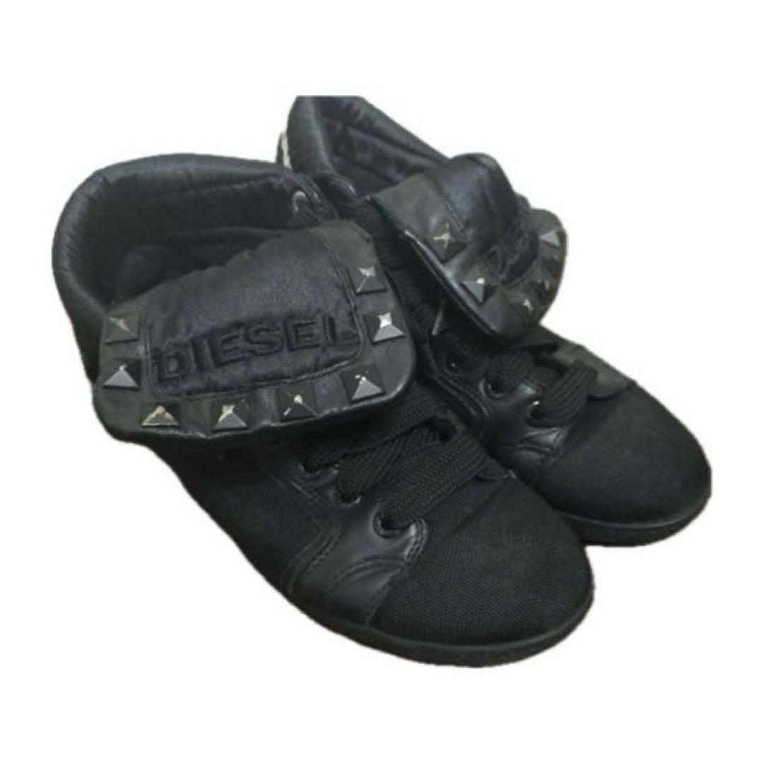 激レア 90s DIESEL スタッズ付きブラックスニーカー25.5㎝ - メルカリ