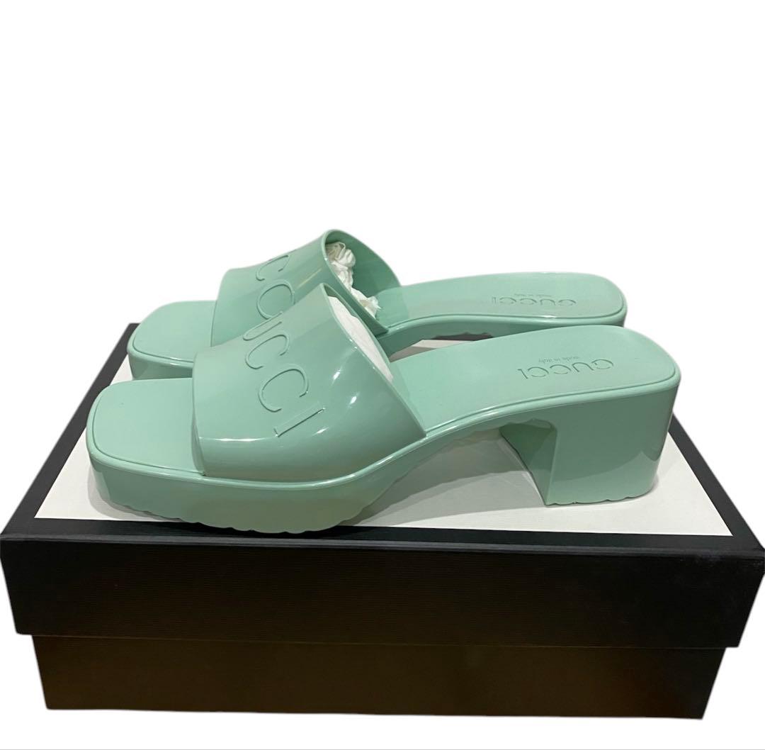 GUCCI ラバーサンダル　新品未使用 GUCCI（グッチ） （新品・未使用品）グッチ ダブルG バックストラップ