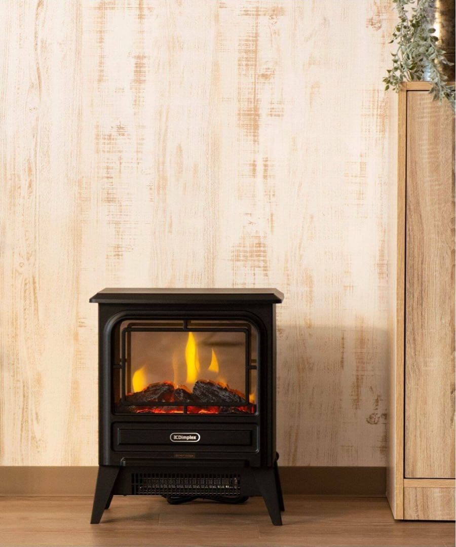 Dimplex 電気ストーブ レトロスタイル 黒 コンパクト