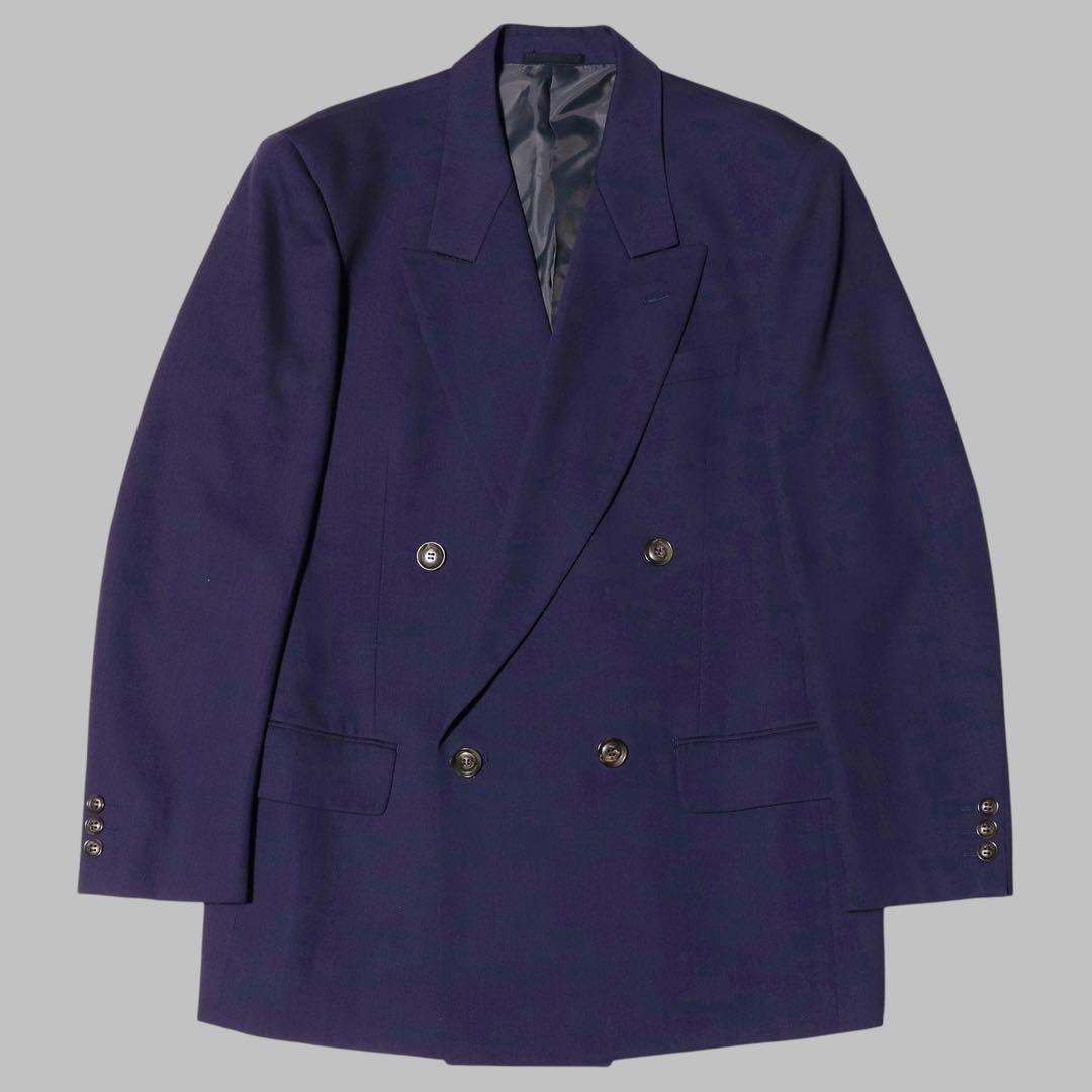 L☆VINTAGE☆パープル ダブルスーツ セットアップ☆80s☆菅田将暉 着用
