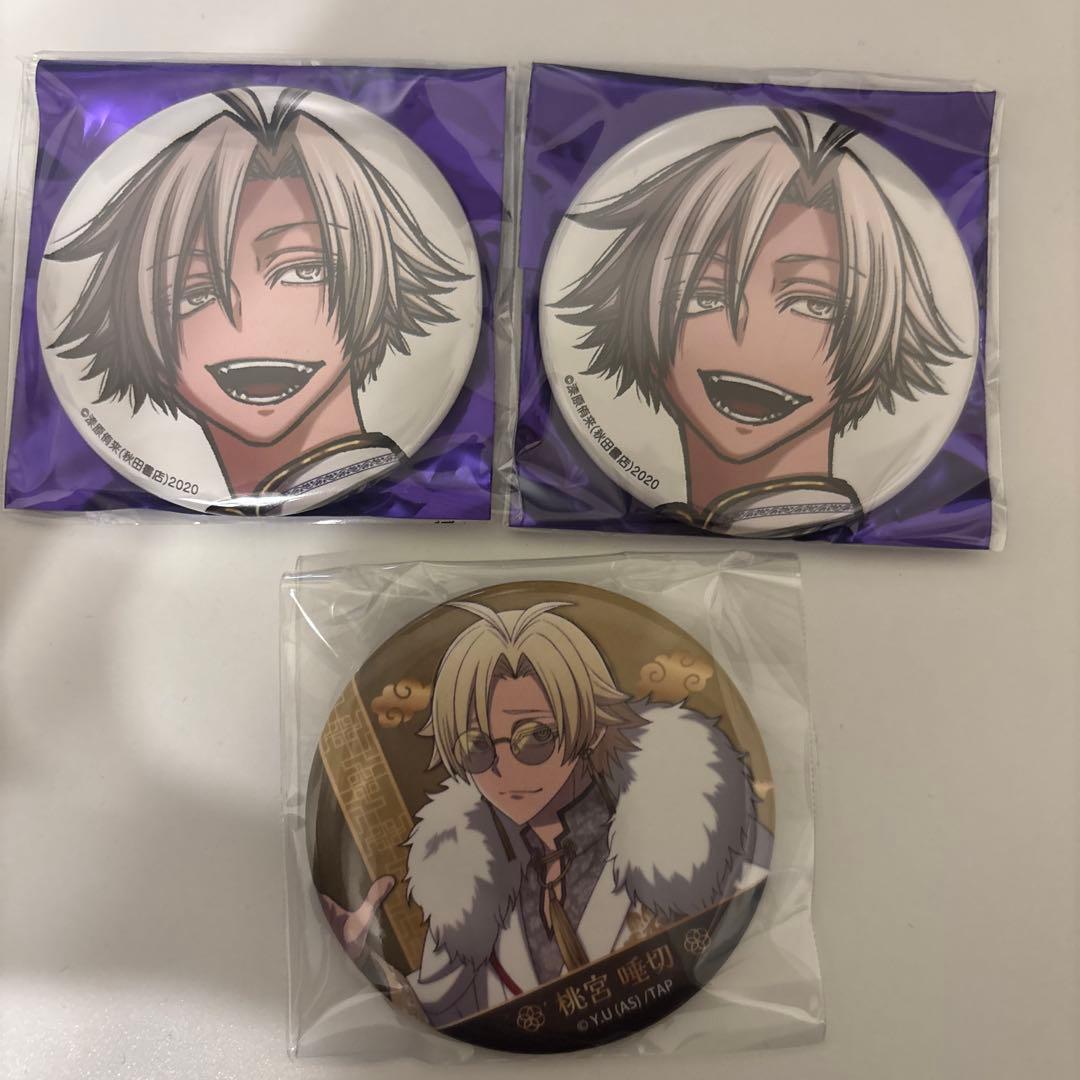 桃源暗鬼 c107 桃宮唾切 缶バッチ スカジャン - メルカリ