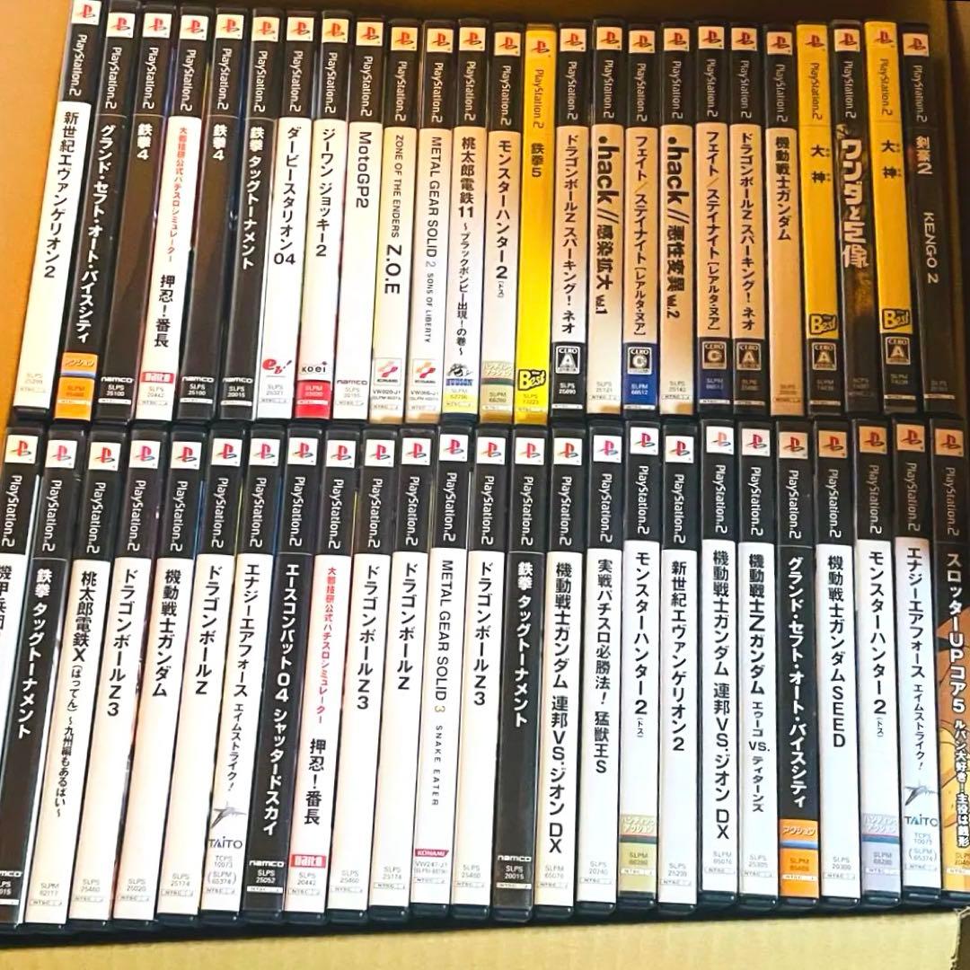 ps2 ゲームソフト100本大量まとめ売りセット プレイステーション2 【SS