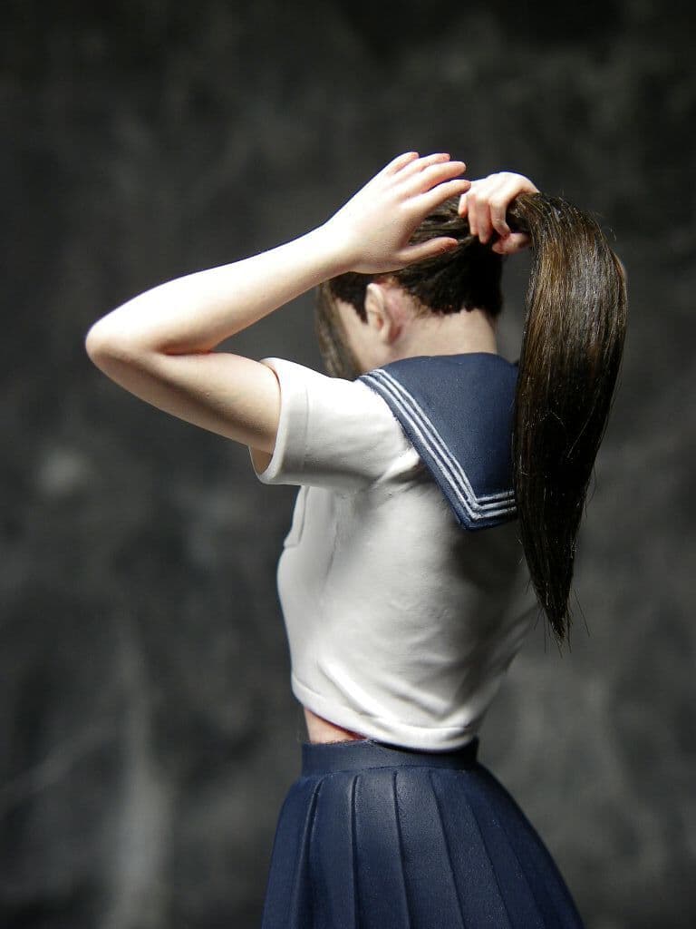 セーラー服　ハセガワ製　1/12　バーミリオン氏原型　塗装済み完成品　ゲーテル。