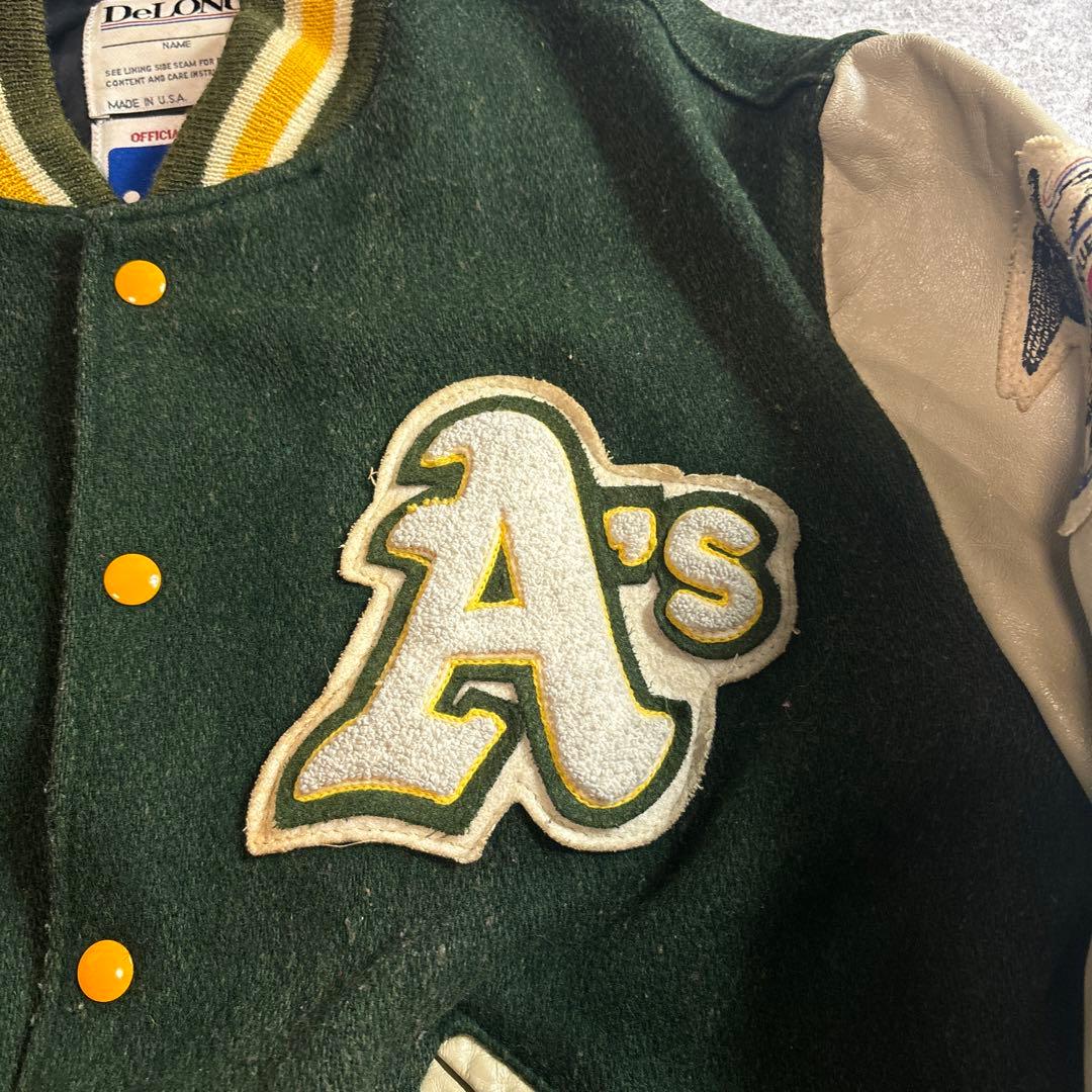 DeLONG usa製 MLB チーム スタジャン アスレチックス - メルカリ