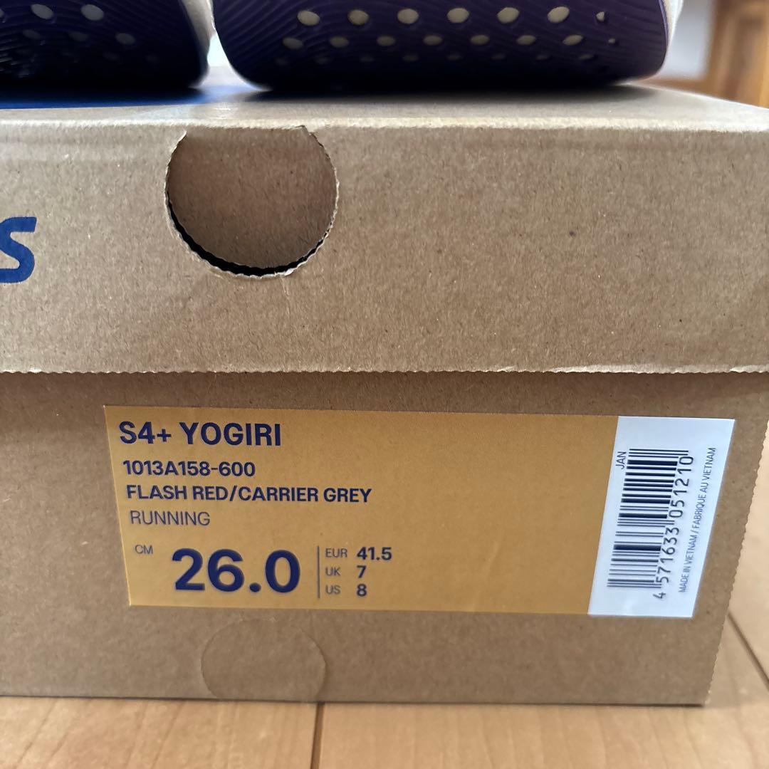 アシックス S4+ YOGIRI 26.0cm (1013A158)