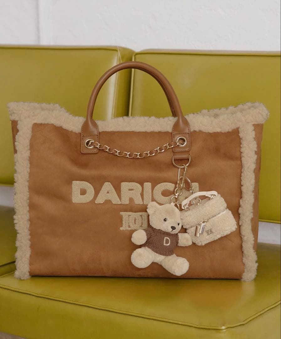 Darich ダーリッチ サガラロゴフェイクムートンバッグ 9周年ノベルティ