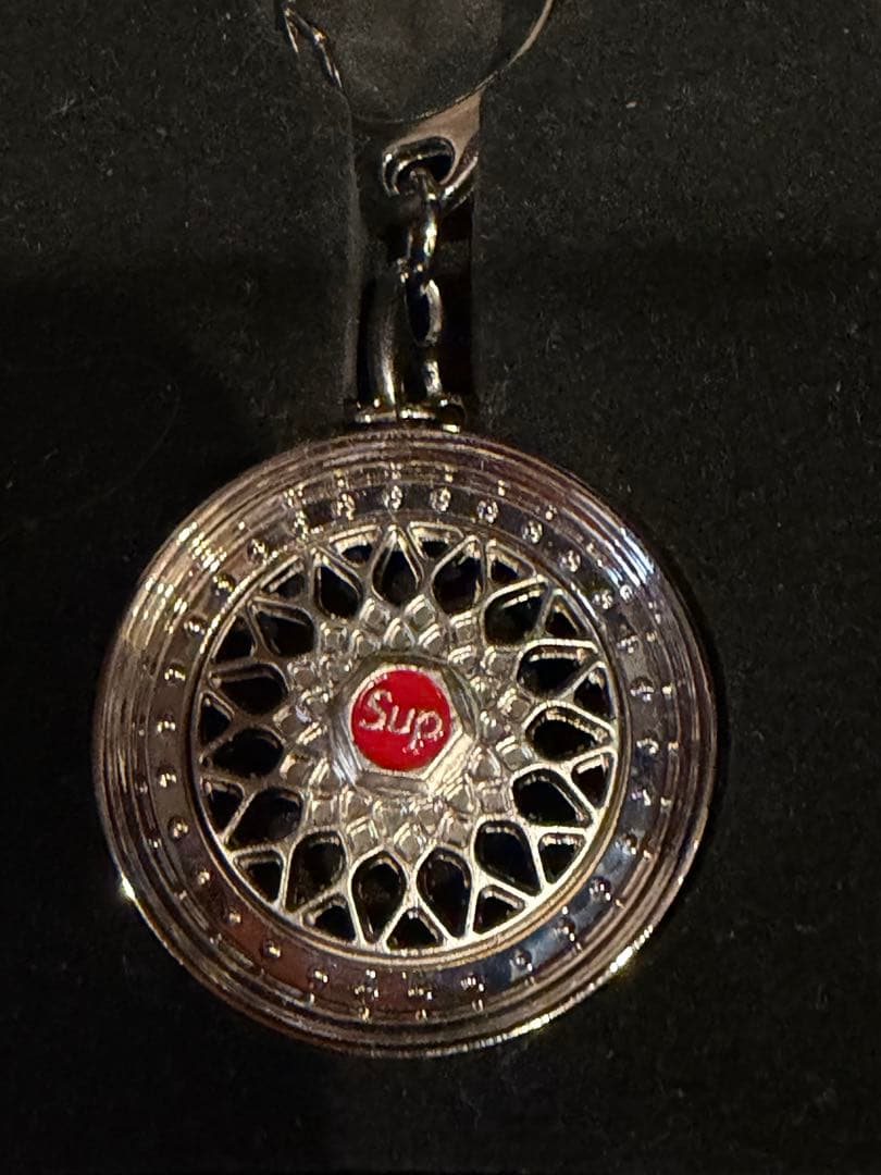 小物 Supreme x BBS RS Rim Keychain \"Silver\"
