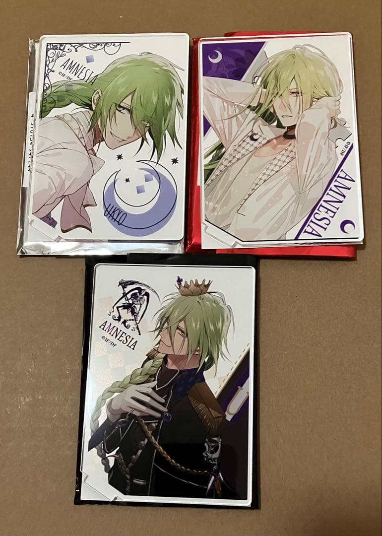 AMNESIA アムネシア バレンタイン アクスタ 3種セット ウキョウ - メルカリ