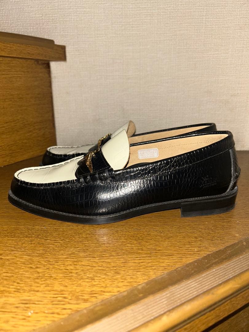 美品】conz別注 ケンフォード クロコダイル ローファー26cm チャーム付