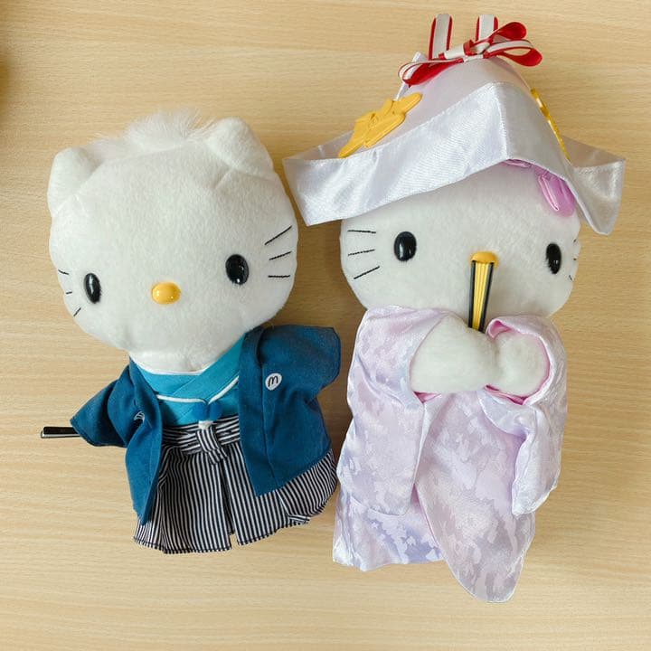 レア ウェルカムドール ハローキティ&ダニエル 和装結婚式 白無垢