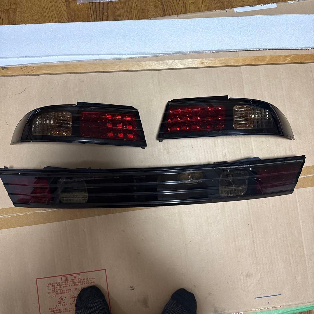 s14シルビア スモーク テールランプ ディーマックス D-MAX S14シルビア LEDテールランプ 3点SET（ブラック