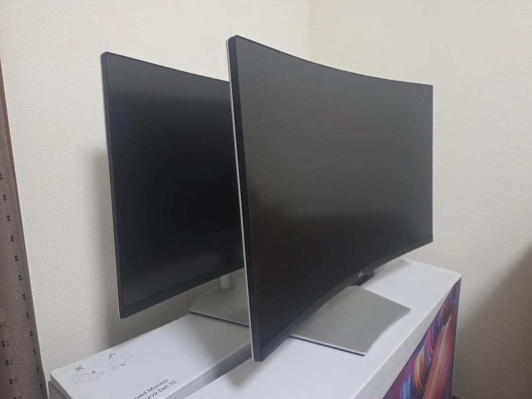 Dell S3222HS 31.5インチ 曲面モニター 2台セット - メルカリ