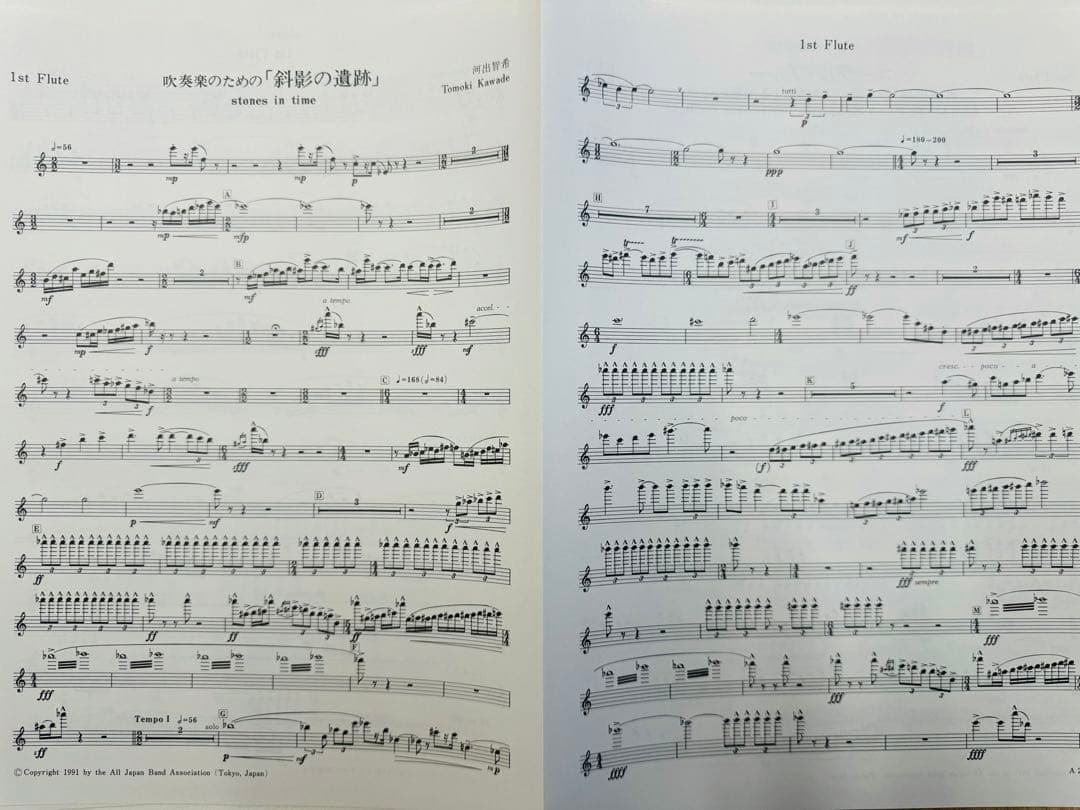 斜影の遺跡/コーラル・ブルー スコア/パート譜 - メルカリ