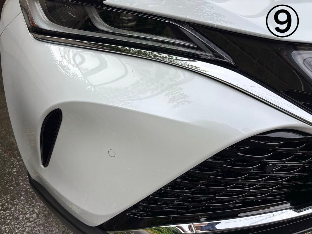 ハリアー80系 PHEV用フロントグリル（加工済）+ホールカバー+ミラー