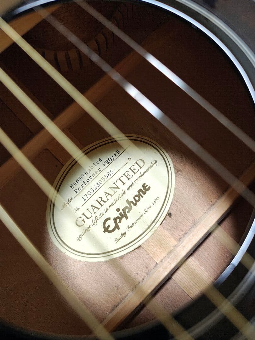 Epiphone HUMMINGBIRD Pro/美品