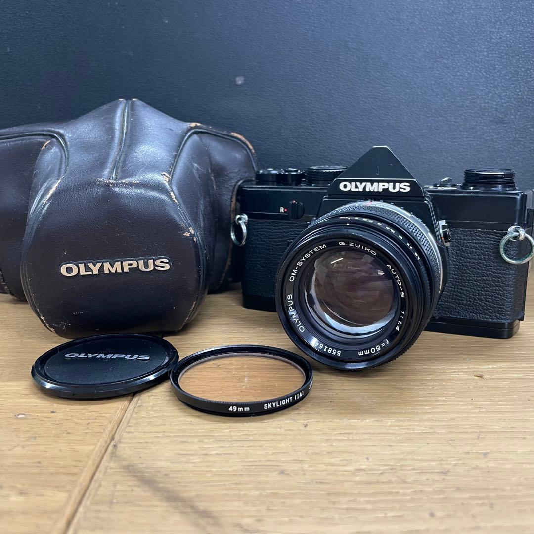 Olympus OM-1 ブラックボディ G.Zuiko 50mm F1.4 OLYMPUS G.ZUIKO AUTO-S 50mm F1.4 － オリンパス GズイコーAUTO-S