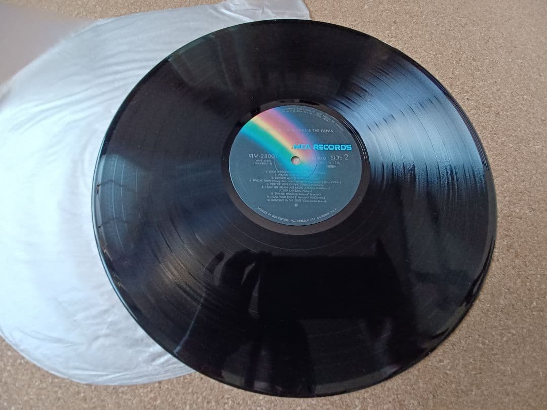 レコード THE BEST OF／THE MAMAS&PAPAS 帯つき