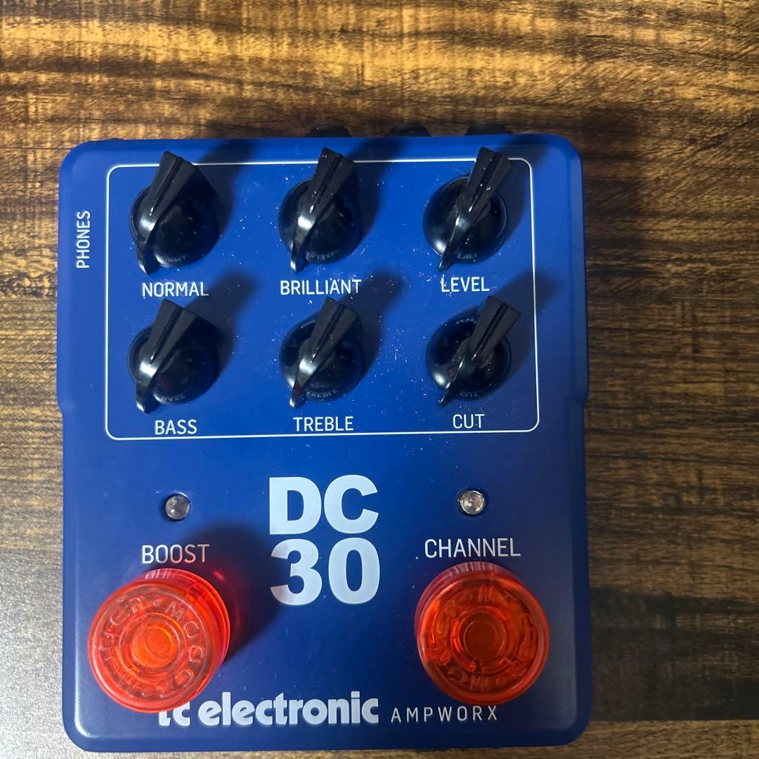 tc electronic DC30 ギターエフェクター TC Electronic DC30 PREAMP - VOX AC30の回路、サウンドを再現した