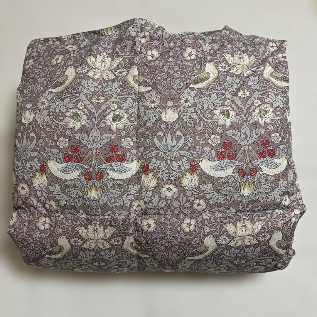 羽毛肌掛け布団 いちご泥棒柄 ウィリアムモリス シングル 日本製 WILLIAM MORRIS GALLERY 肌掛け布団 ダウンケット シングル 日本製