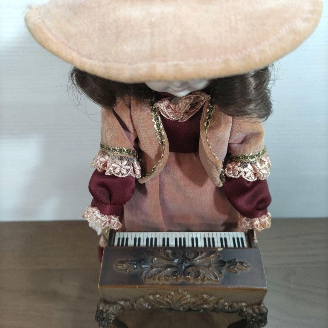 【希少】【ビスクドール】サンキョー ミュージック オートマタ ドール セシール