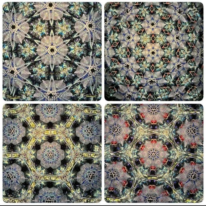 万華鏡《410・408》ゆっくり動くオイルタイプ（天板黒）セミオーダー