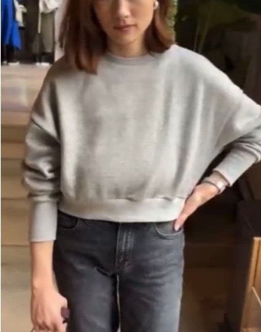 お値下げ！ aLORS paris スウェット ホワイト フリーサイズ 無地