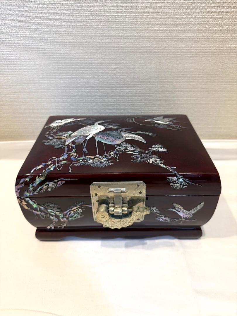 螺鈿細工 らでん 韓国伝統工芸 ジュエリーボックス 小物入れ - メルカリ