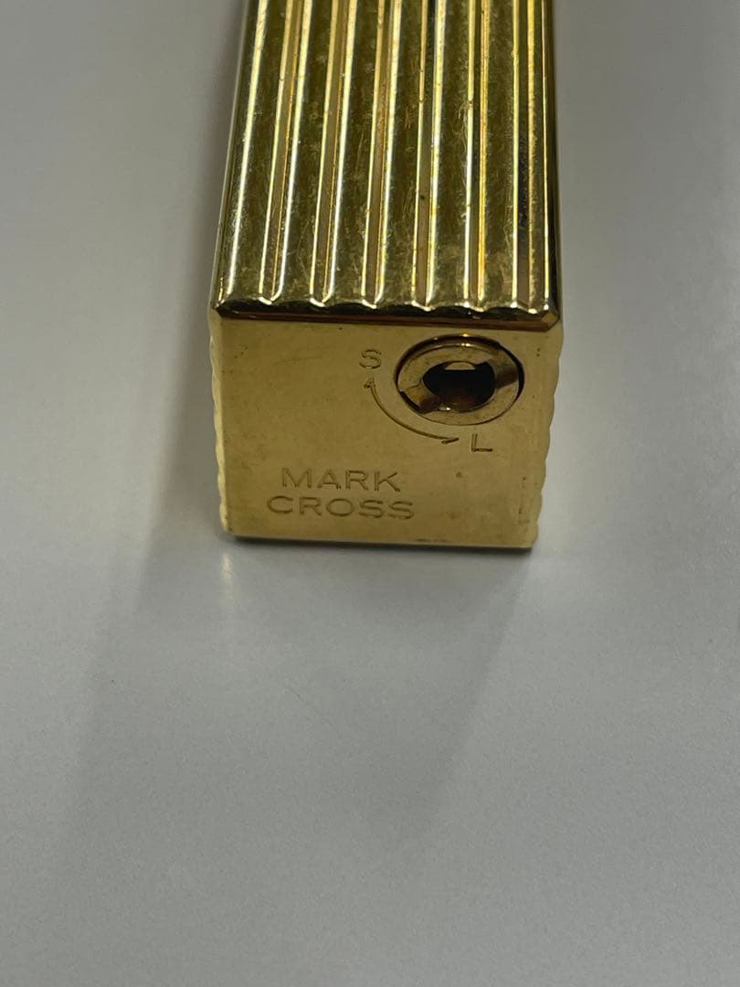 MARK CROSS ゴールドライター ストライプデザイン - メルカリ