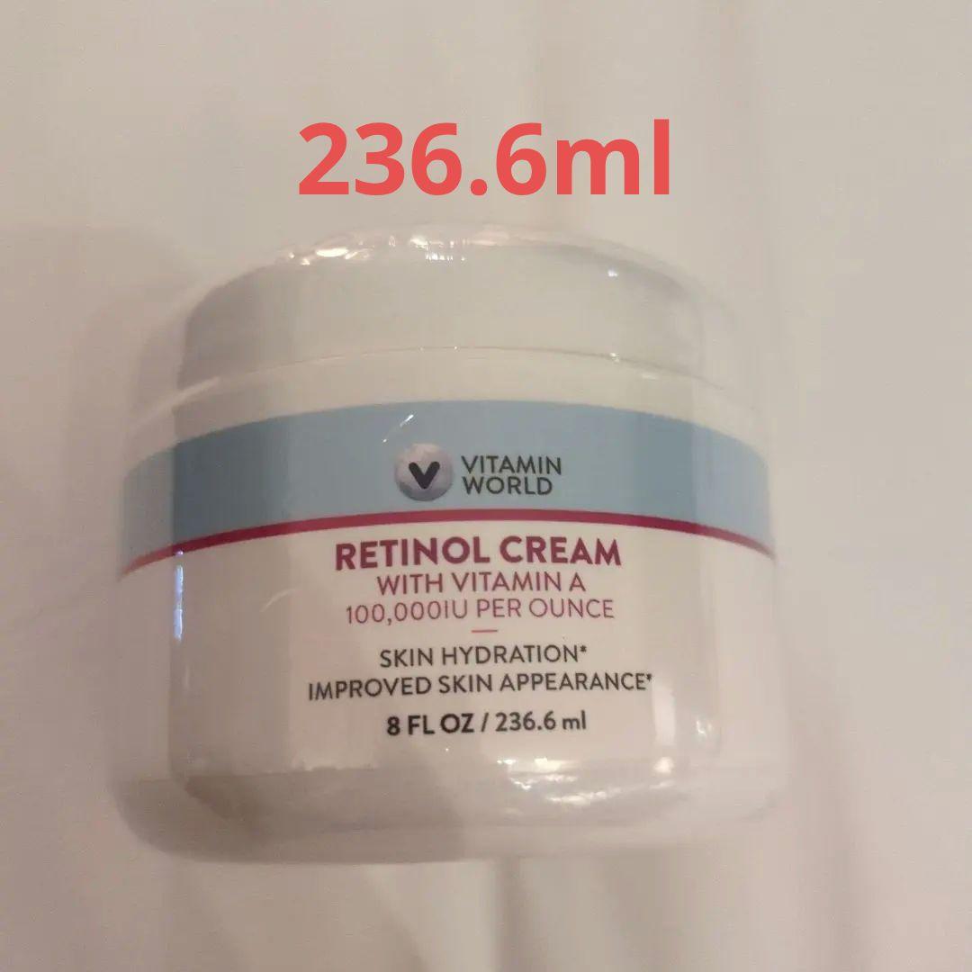 ［新品・未使用品］ビタミンワールド　レチノールクリーム　　　　　236.6 ml レチノールクリーム(ビタミンワールド)の通販・口コミ | 化粧品