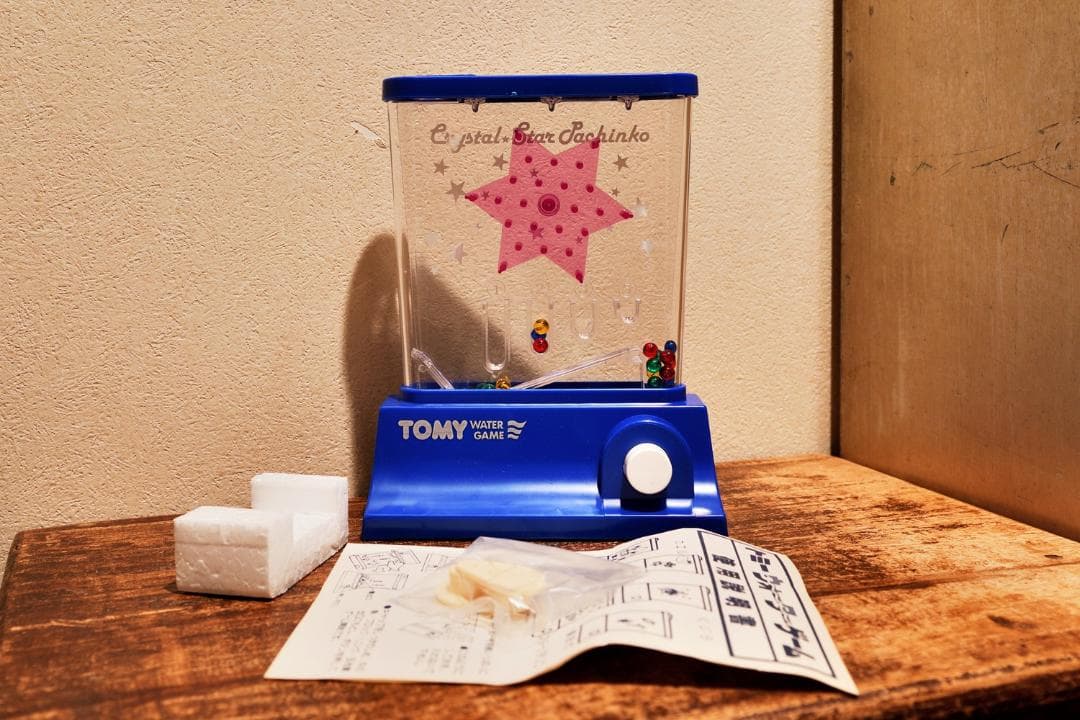 【新品未使用】TOMY トミー ウォーターゲーム クリスタルスターパチンコ 希少 新品未使用】TOMY トミー ウォーターゲーム クリスタルスターパチンコ