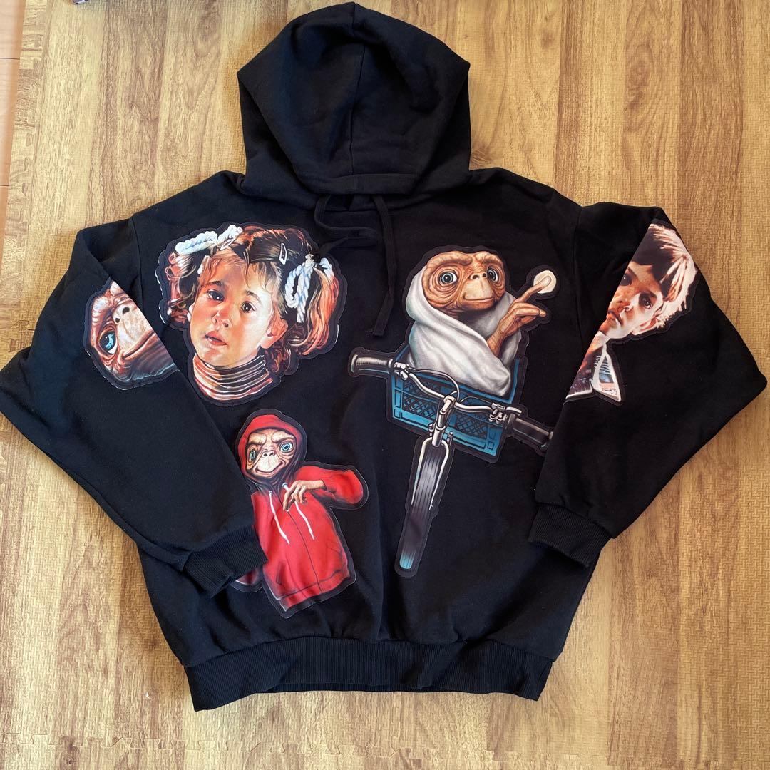 ZARA E.T. プリント ブラックパーカー - メルカリ