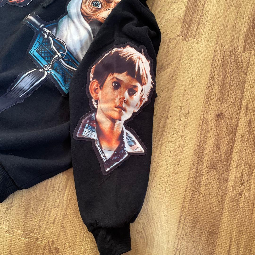 ZARA E.T. プリント ブラックパーカー - メルカリ