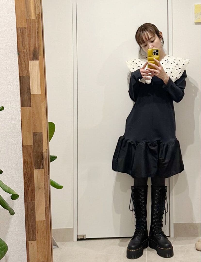 靴 Dr.Martens 1B60 MAX HDW UK4 1B60 Max Lace Up Knee High Platform Boots in Black Buttero | Dr