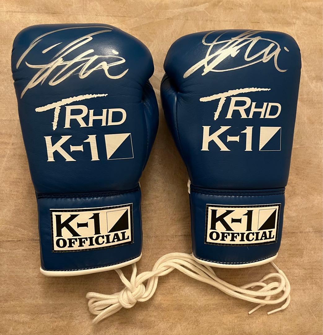 超激レア K‐1サイン入りグローブ K‐1ワールドMAX2002