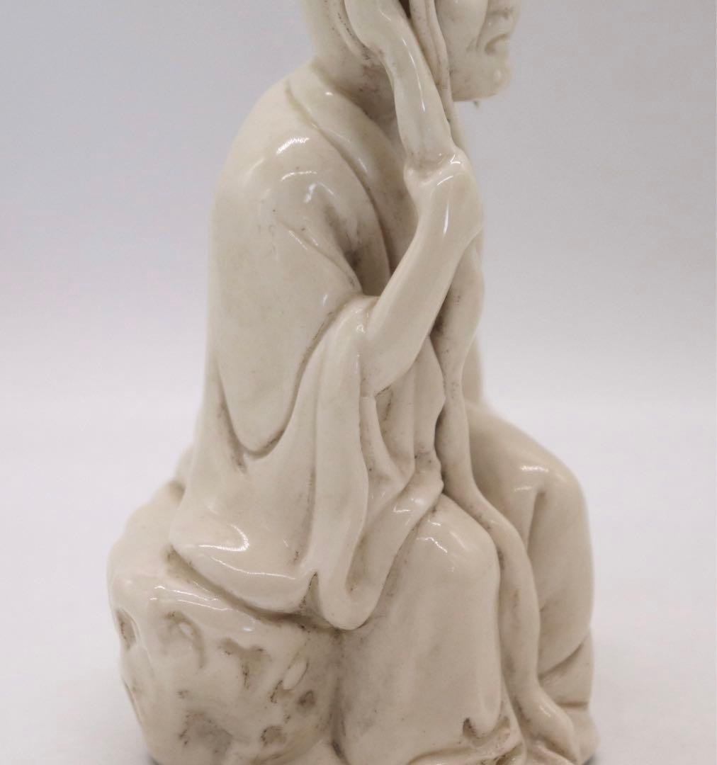 中国 徳化窯白磁達磨 清時代 木箱入 送料込み0730 - メルカリ