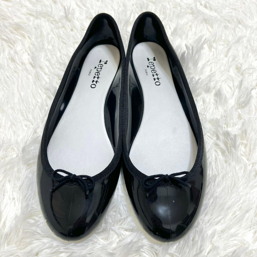 ✨未使用級✨ repetto サンドリオン バレエシューズ 黒 24.5cm