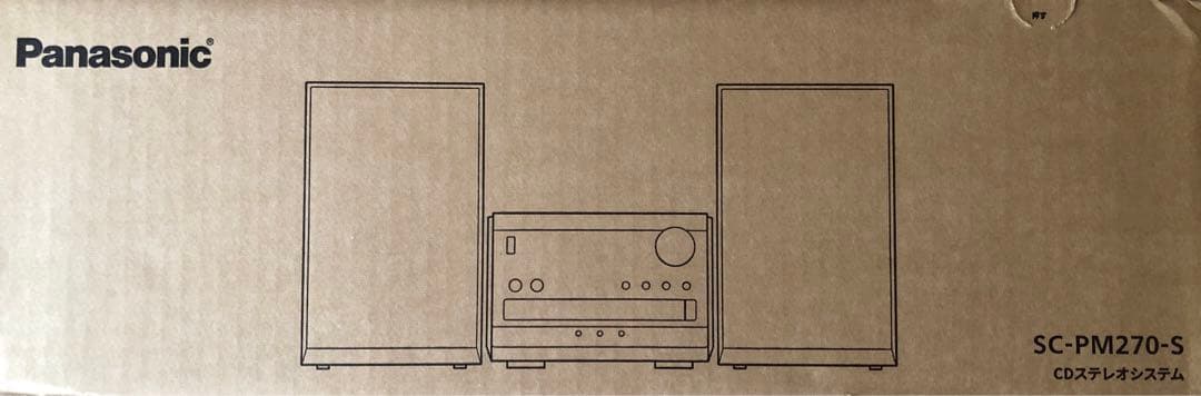 ラジオ・コンポ PANASONIC SC-PM270-S ミニコンポ シルバー SC-PM270-S [Bluetooth対応 /ワイドFM対応