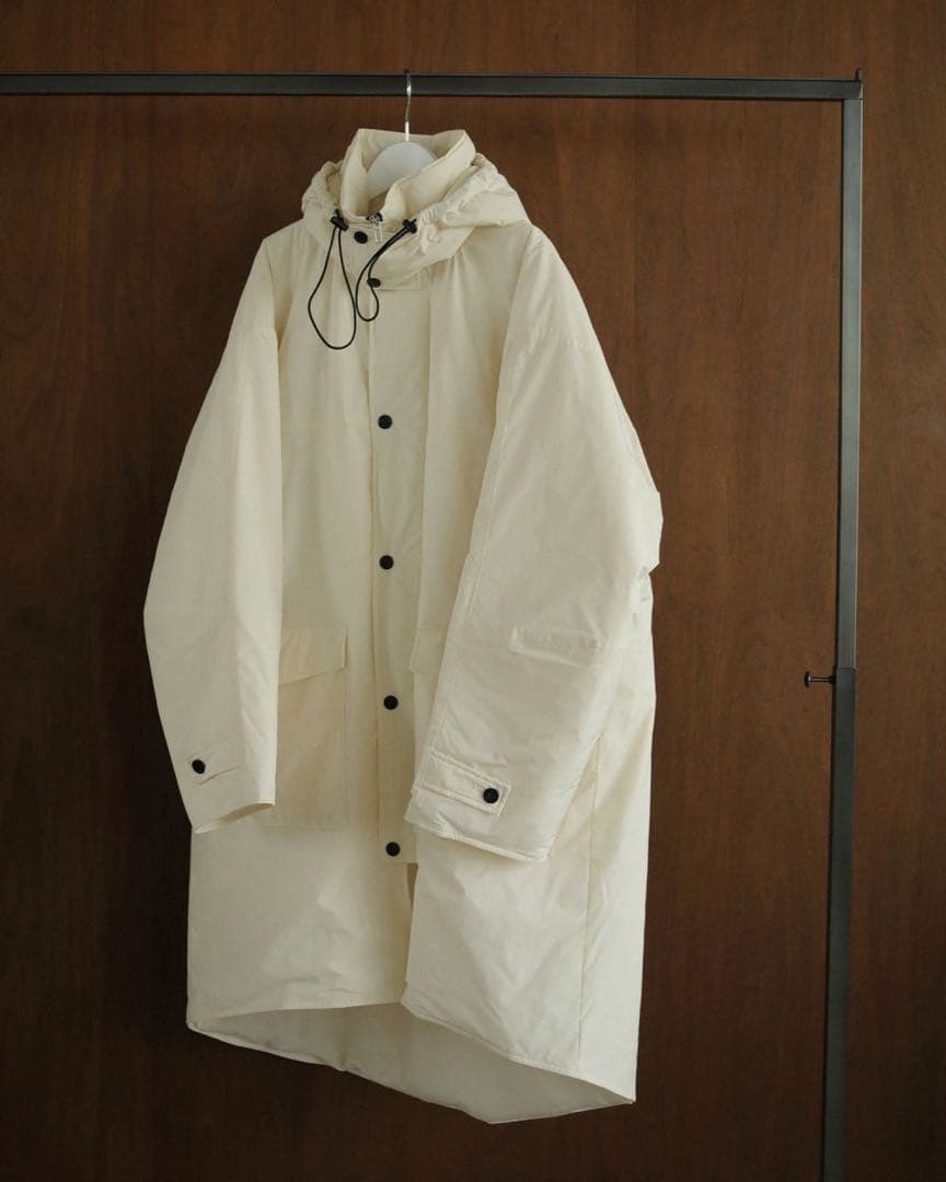 anuke】新品未使用Hooded Coat/アイボリー36 - メルカリ