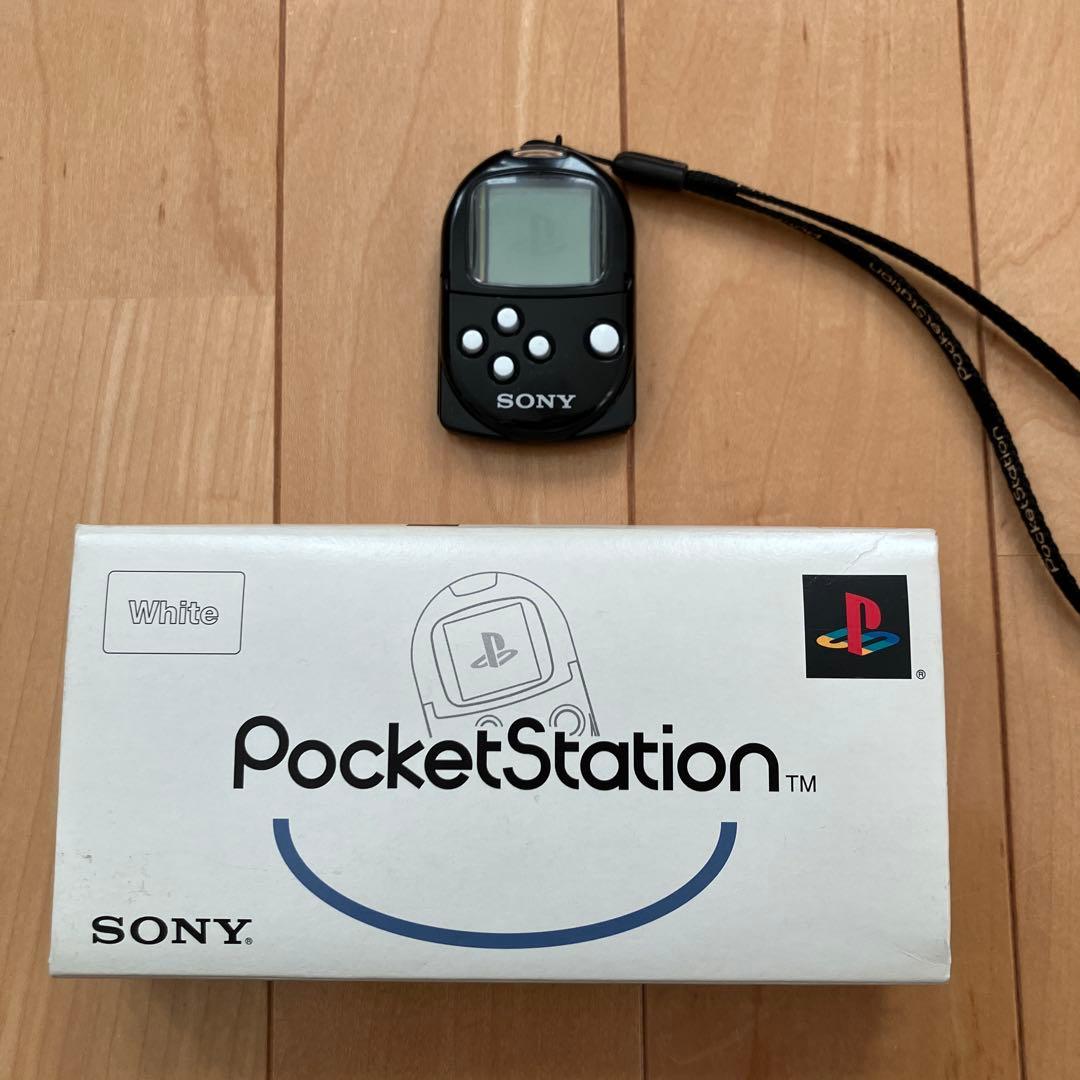 ポケットステーション　限定版　遊戯王　SONY プレイステーション 動作確認済 ポケットステーション クリスタルブラック 黒 遊戯王 限定