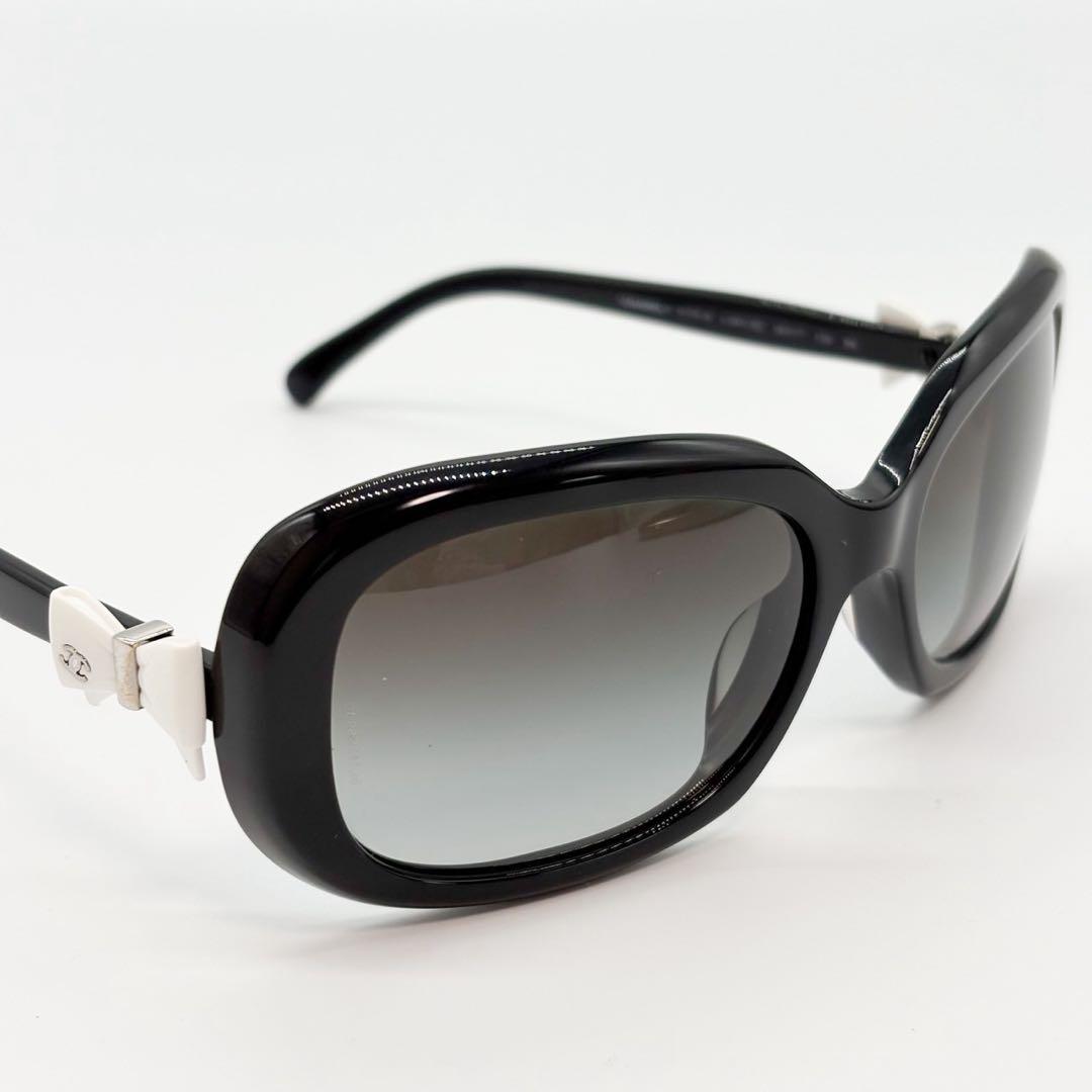 ♡美品♡ シャネル ココマーク リボン サングラス CHANEL シャネル 5170-A ココマーク リボン サングラス USED品 商品