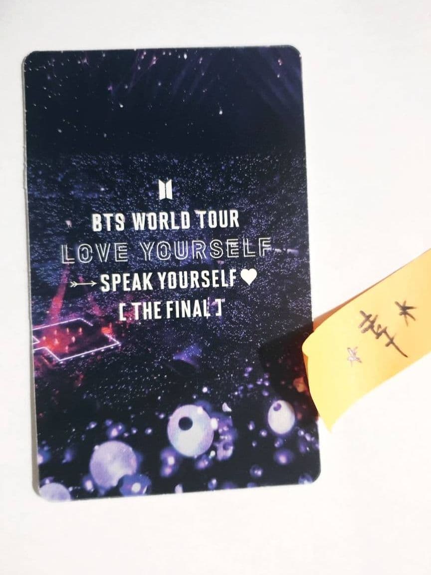 BTS 防弾少年団 テテ テヒョン Final 会場限定 ランダムトレカ